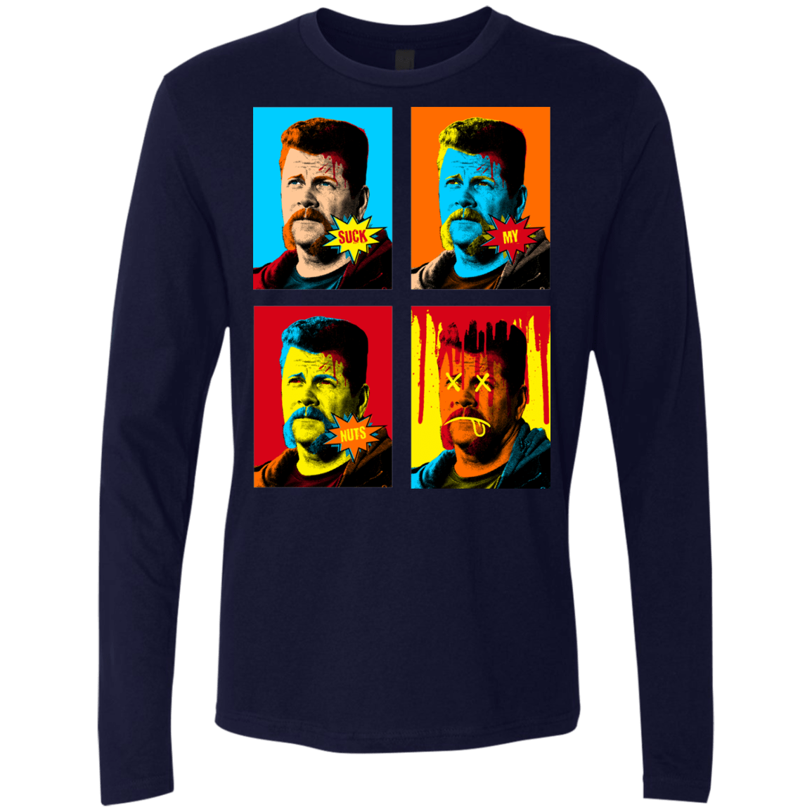 T-Shirts Midnight Navy / Small The Champ Pop Men's Premium Long Sleeve