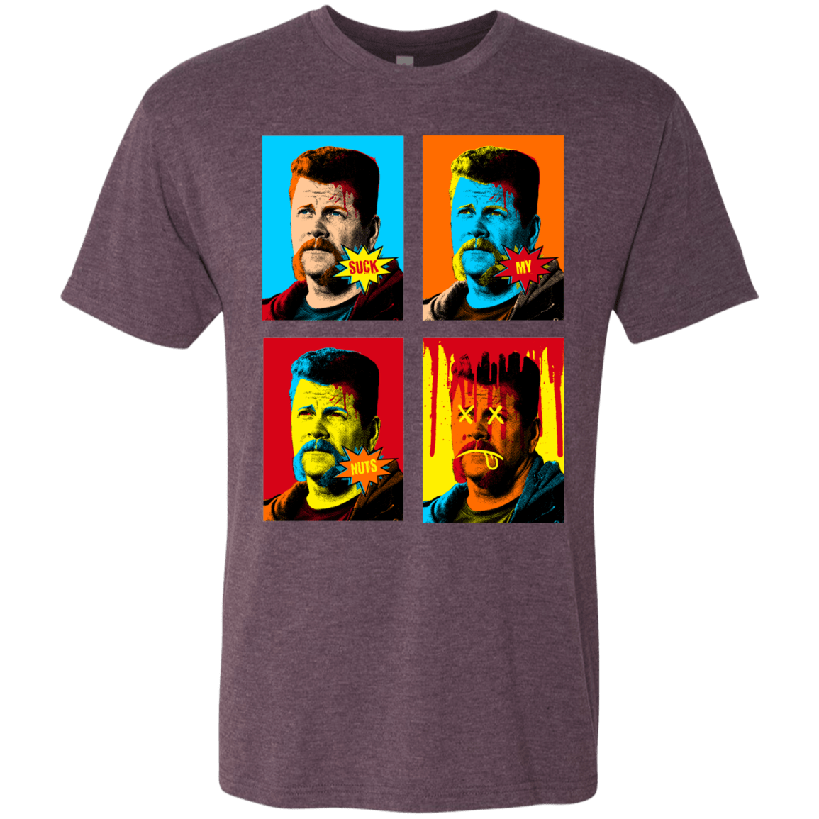 T-Shirts Vintage Purple / Small The Champ Pop Men's Triblend T-Shirt