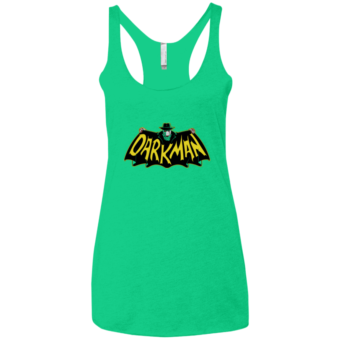 T-Shirts Envy / X-Small The Dark Man Women's Triblend Racerback Tank