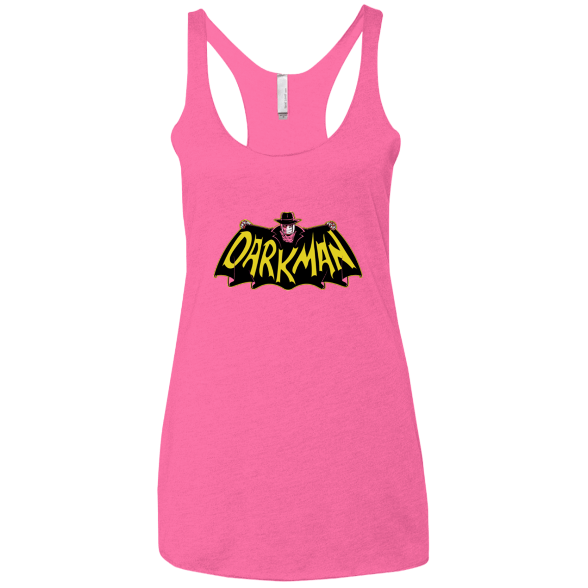 T-Shirts Vintage Pink / X-Small The Dark Man Women's Triblend Racerback Tank