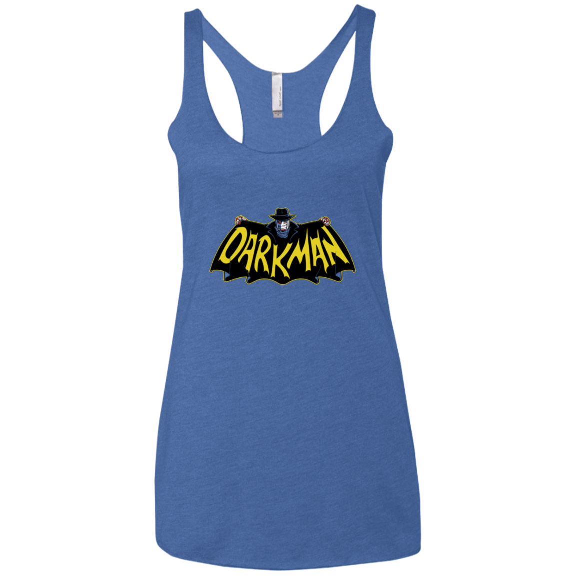 T-Shirts Vintage Royal / X-Small The Dark Man Women's Triblend Racerback Tank