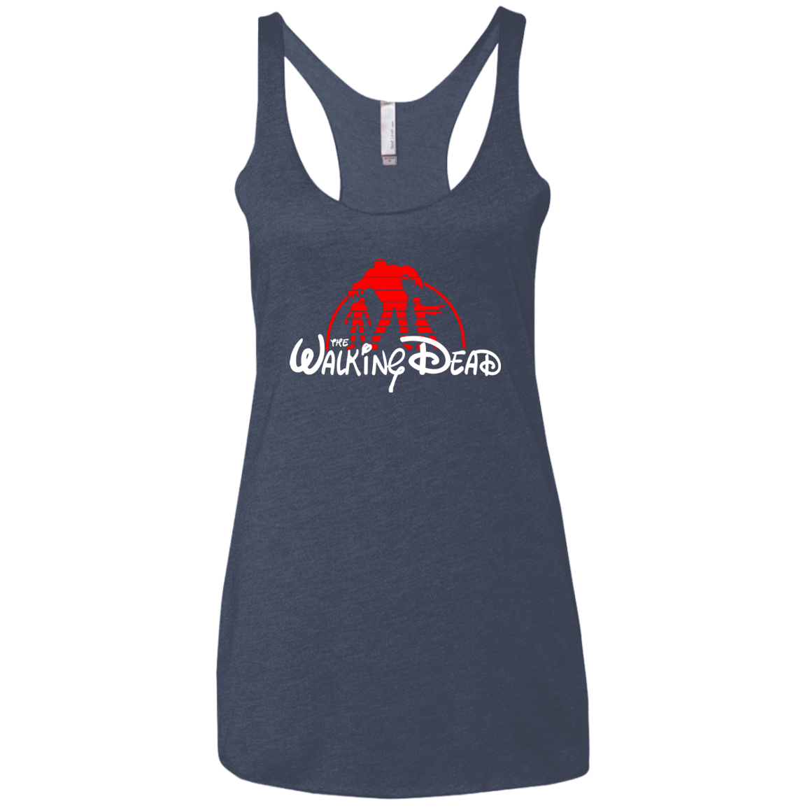 T-Shirts Vintage Navy / X-Small The Dead Women's Triblend Racerback Tank