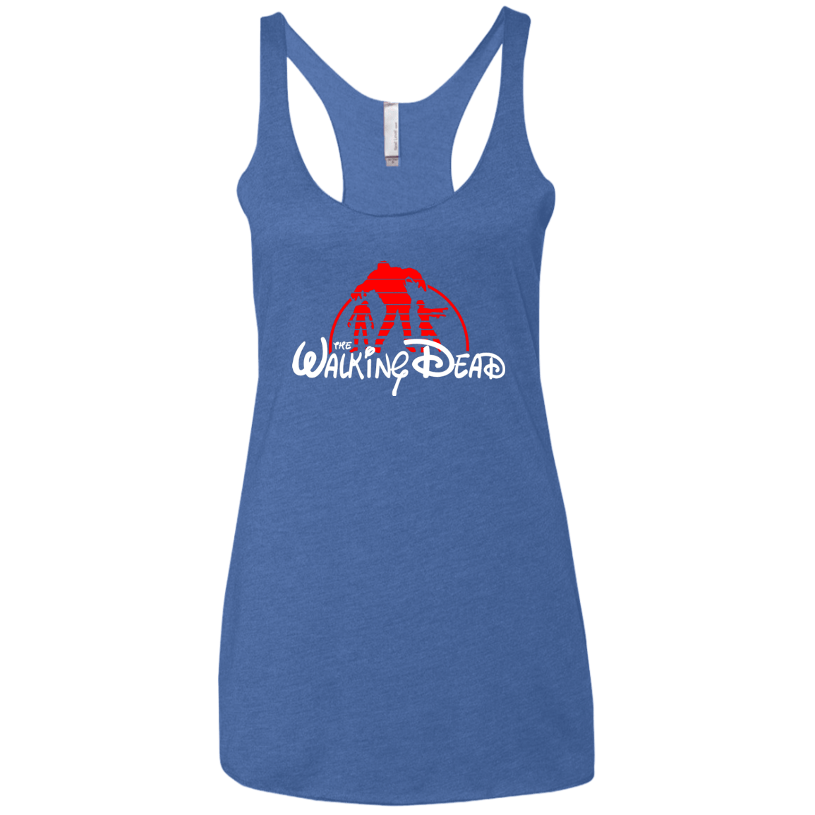 T-Shirts Vintage Royal / X-Small The Dead Women's Triblend Racerback Tank