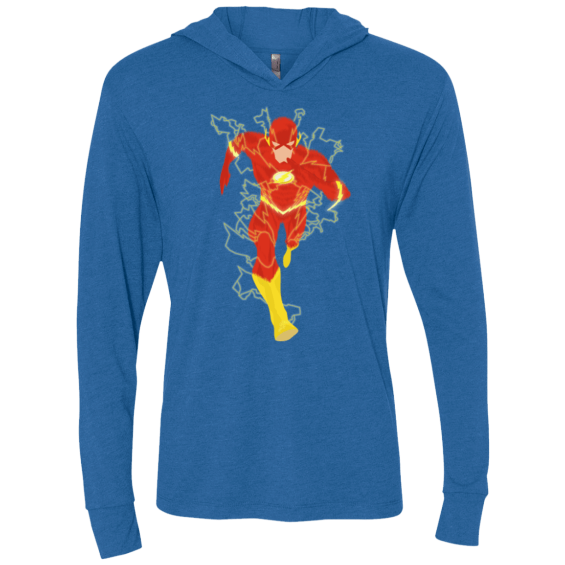 T-Shirts Vintage Royal / X-Small The Flash Triblend Long Sleeve Hoodie Tee