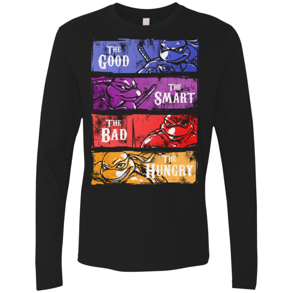 T-Shirts Black / Small The Good, Bad, Smart and Hungry Men's Premium Long Sleeve