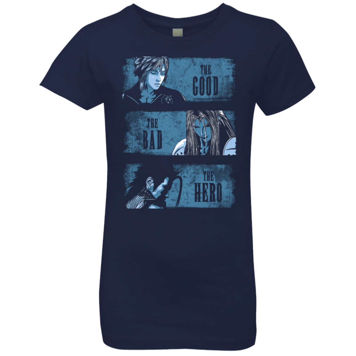 T-Shirts Midnight Navy / YXS The Good the Bad and the Hero Girls Premium T-Shirt