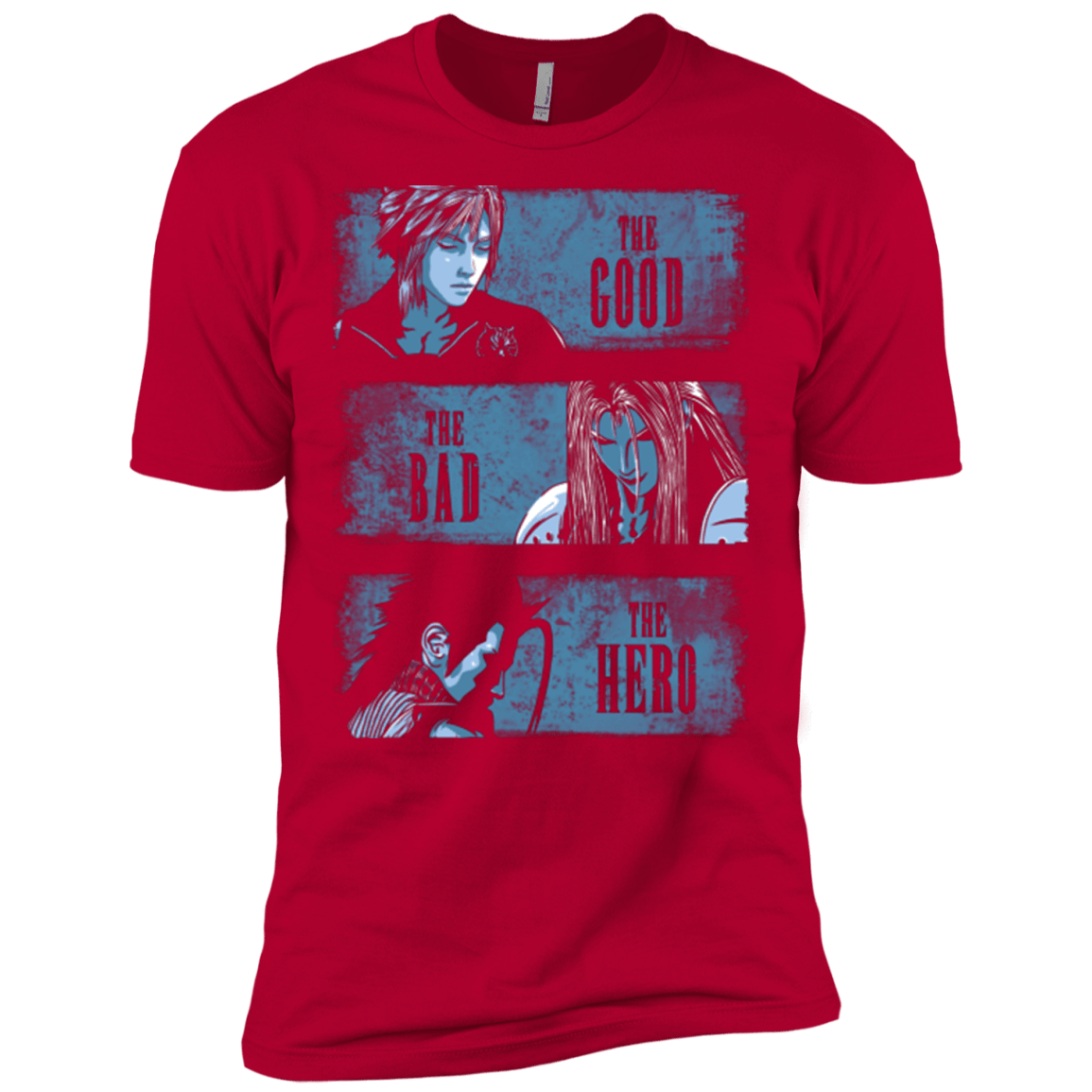 T-Shirts Red / X-Small The Good the Bad and the Hero Men's Premium T-Shirt