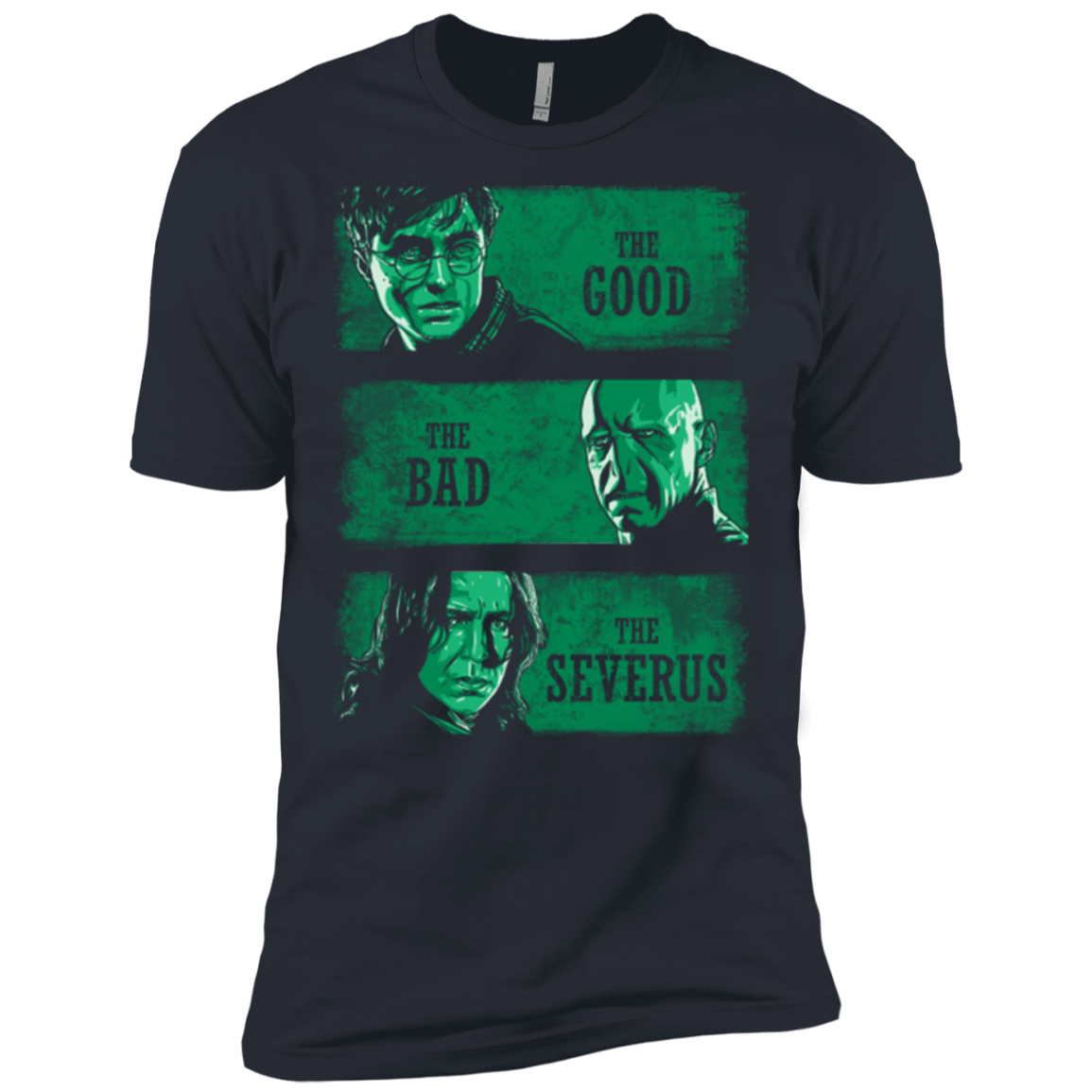 T-Shirts Indigo / X-Small The Good the Bad and the Severus Men's Premium T-Shirt