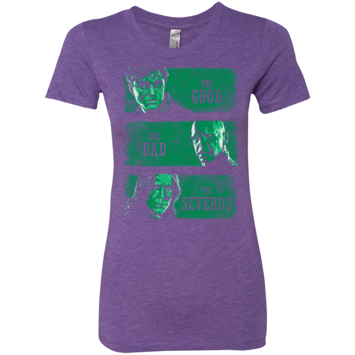 T-Shirts Purple Rush / Small The Good the Bad and the Severus Women's Triblend T-Shirt