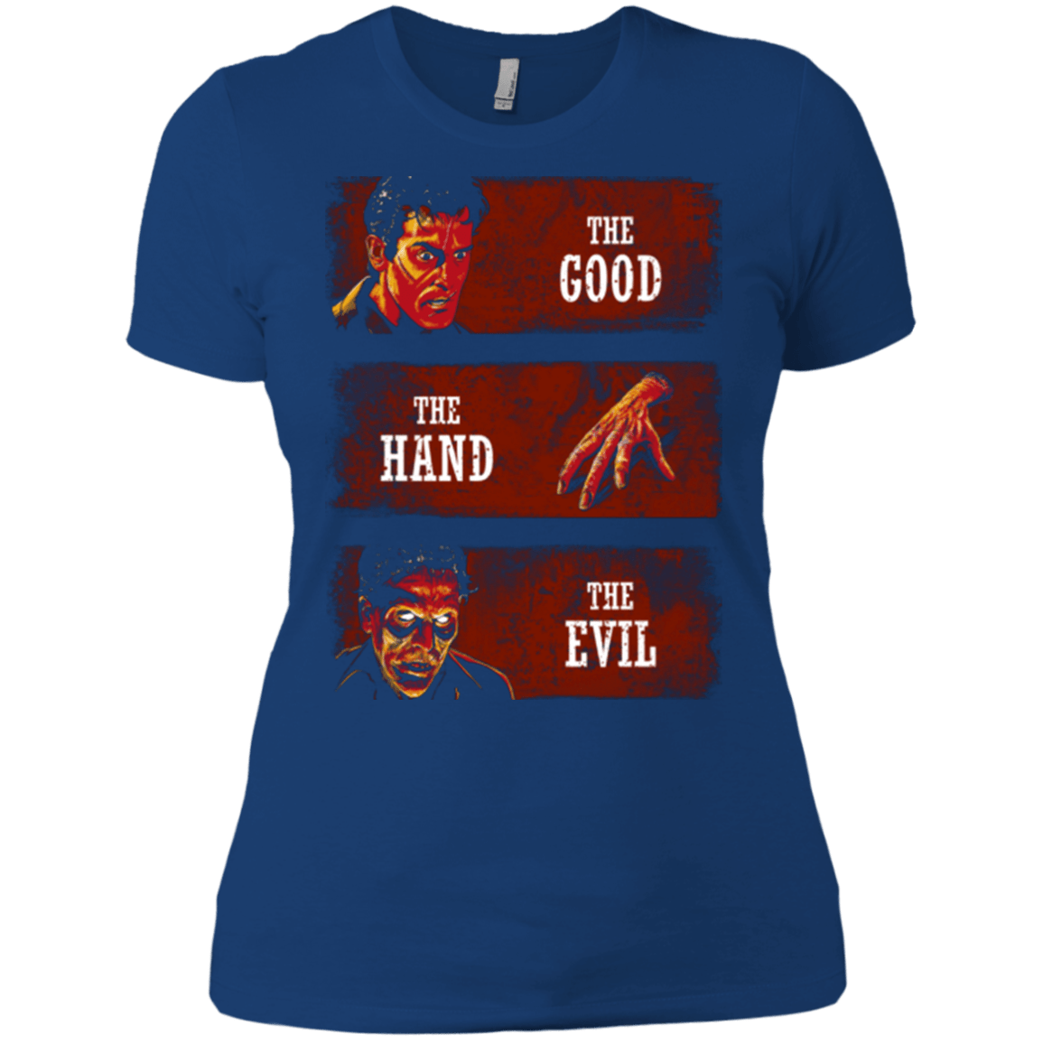 T-Shirts Royal / X-Small The Good the Hand and the Evil Women's Premium T-Shirt