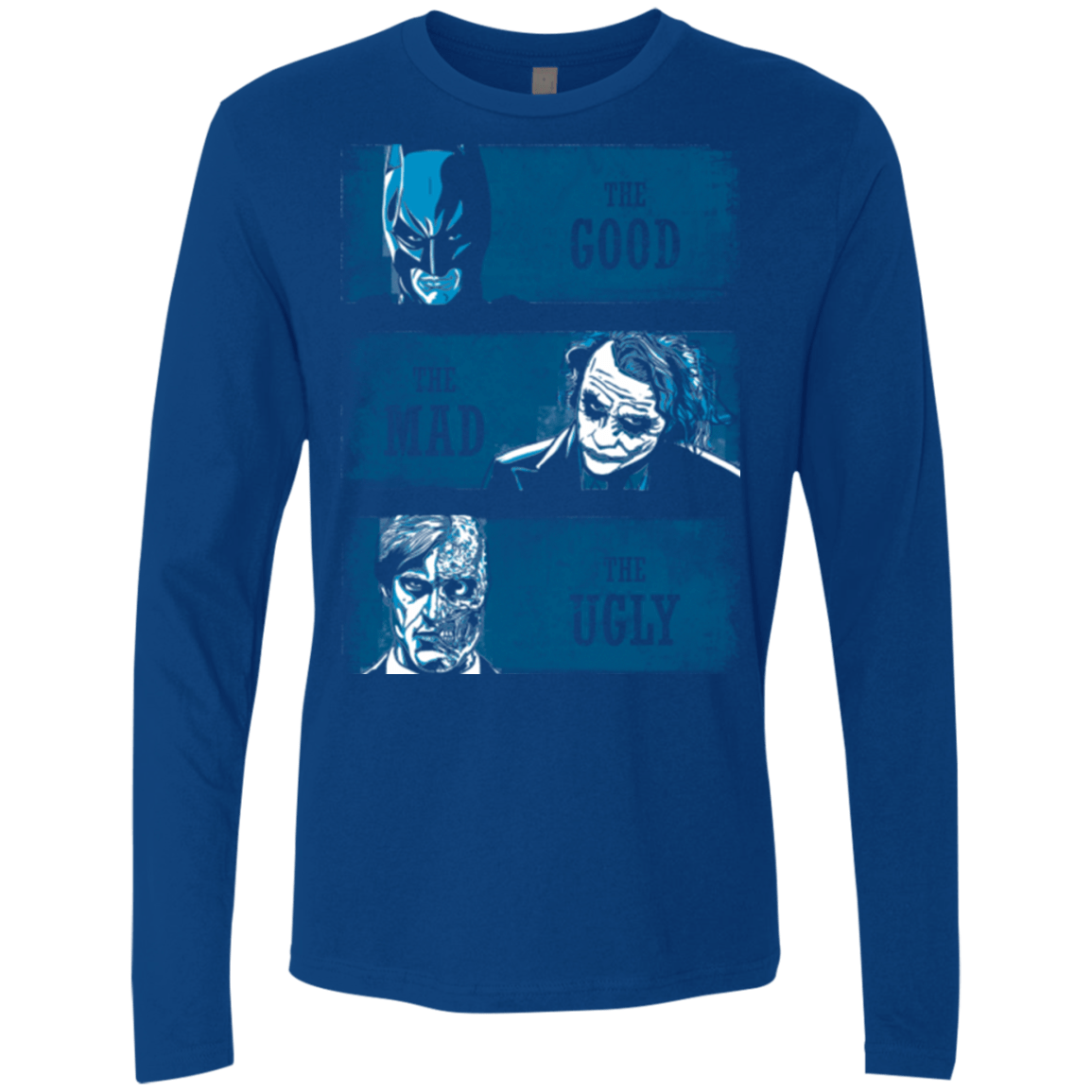 T-Shirts Royal / Small The Good the Mad and the Ugly Men's Premium Long Sleeve