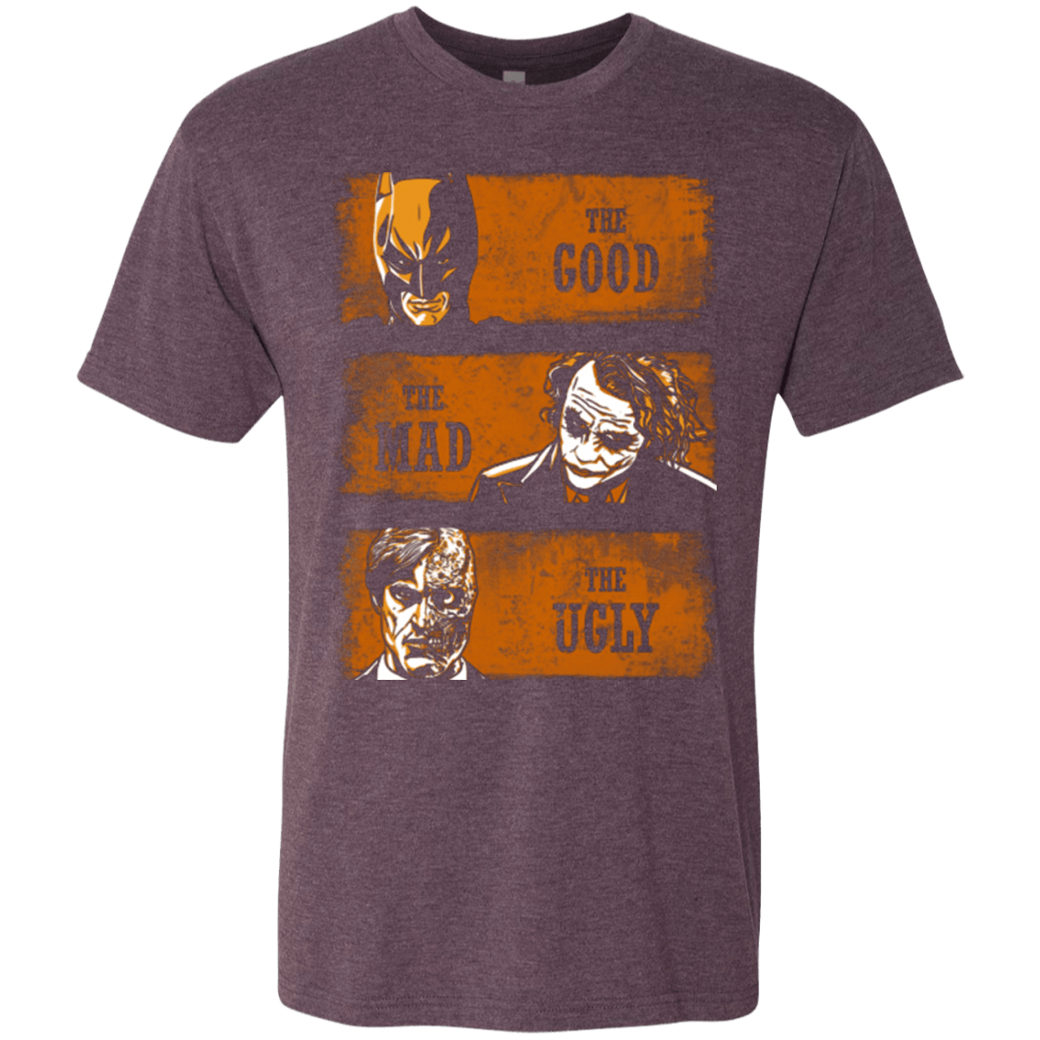 T-Shirts Vintage Purple / Small The Good the Mad and the Ugly2 Men's Triblend T-Shirt