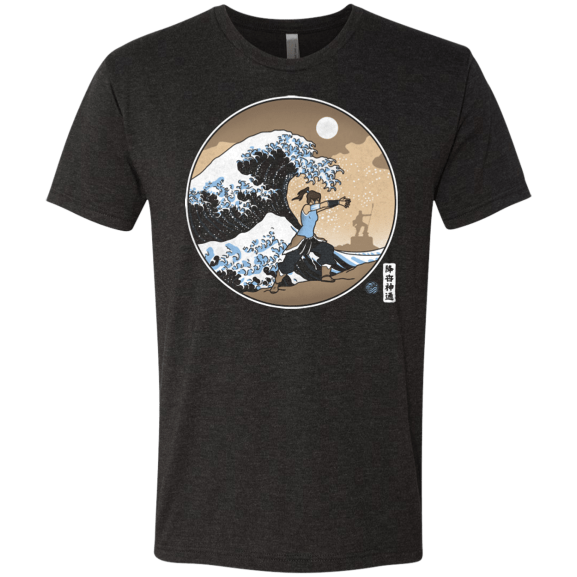 T-Shirts Vintage Black / Small The Great Wave of Republic City Men's Triblend T-Shirt
