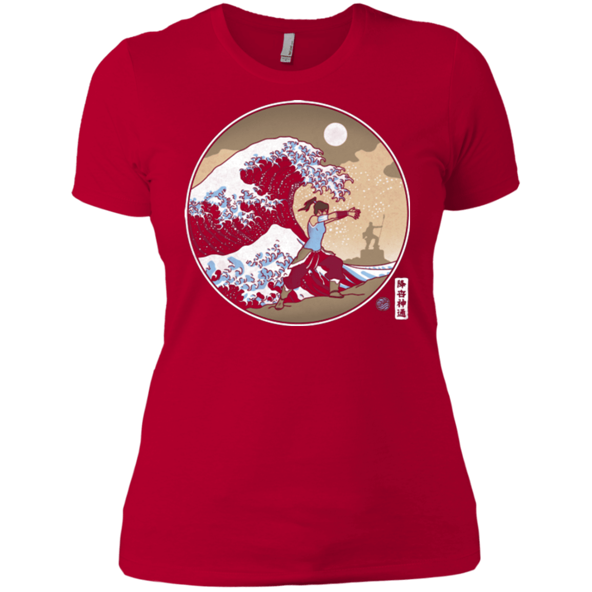 T-Shirts Red / X-Small The Great Wave of Republic City Women's Premium T-Shirt