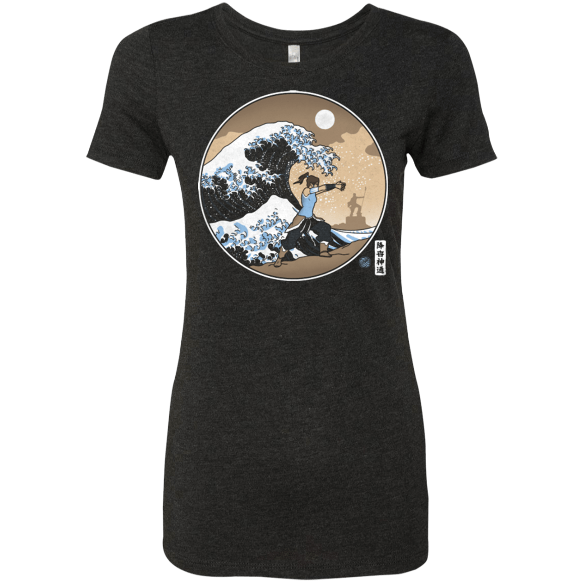 T-Shirts Vintage Black / Small The Great Wave of Republic City Women's Triblend T-Shirt