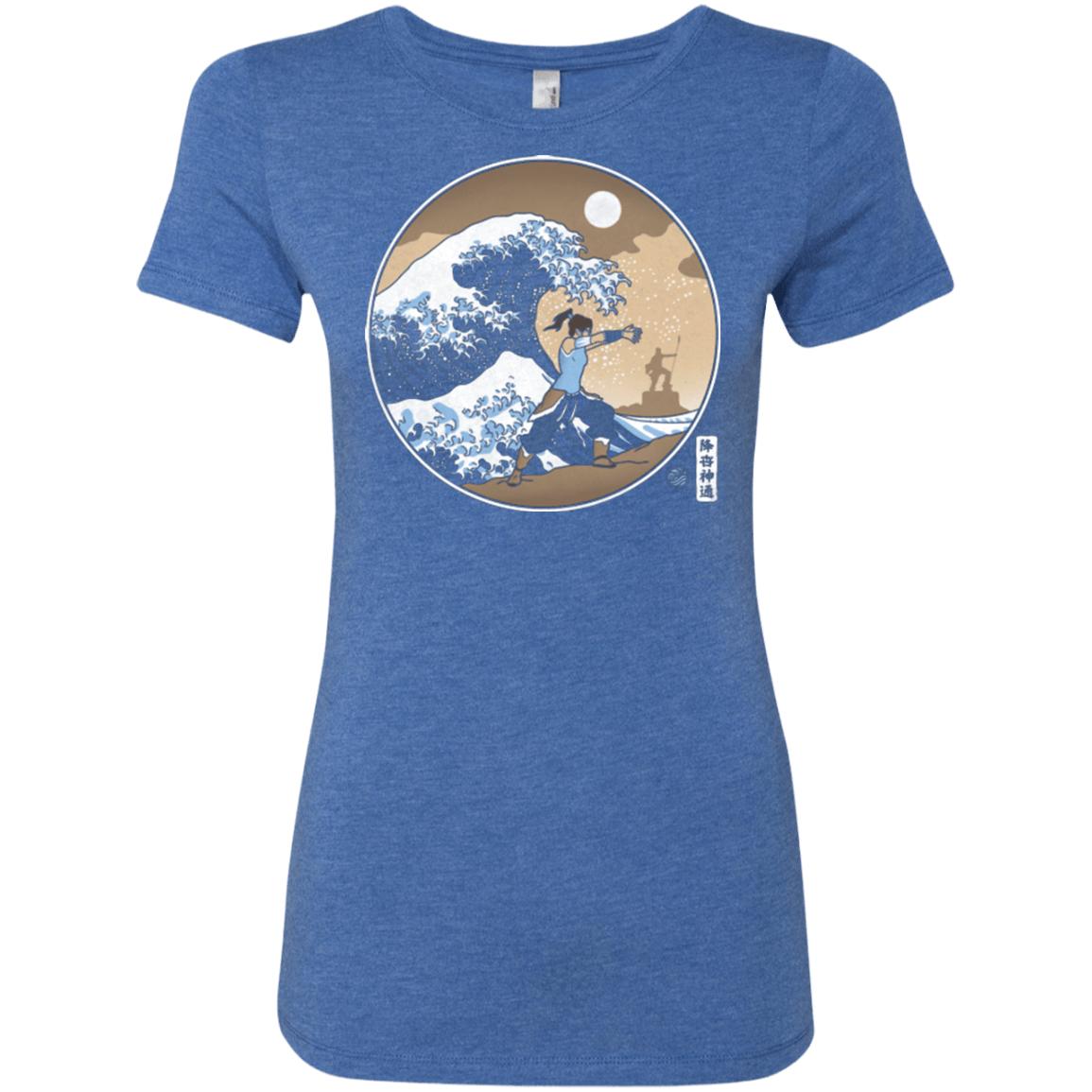 T-Shirts Vintage Royal / Small The Great Wave of Republic City Women's Triblend T-Shirt