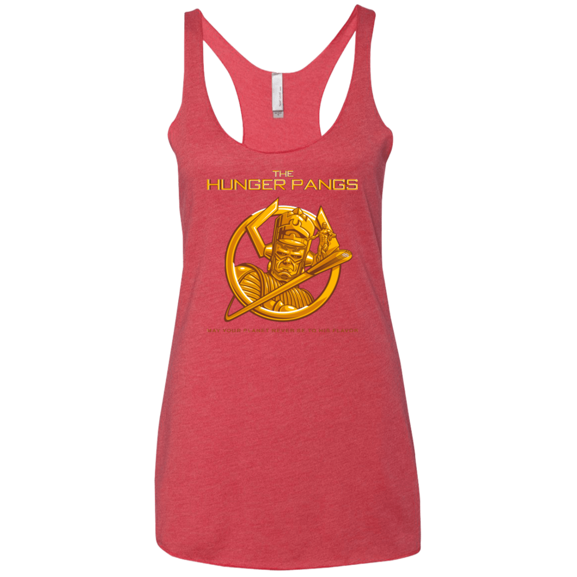 T-Shirts Vintage Red / X-Small The Hunger Pangs Women's Triblend Racerback Tank