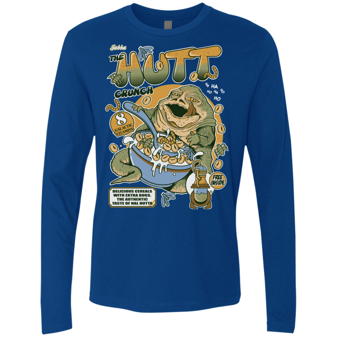 T-Shirts Royal / S The Hutt Crunch Men's Premium Long Sleeve