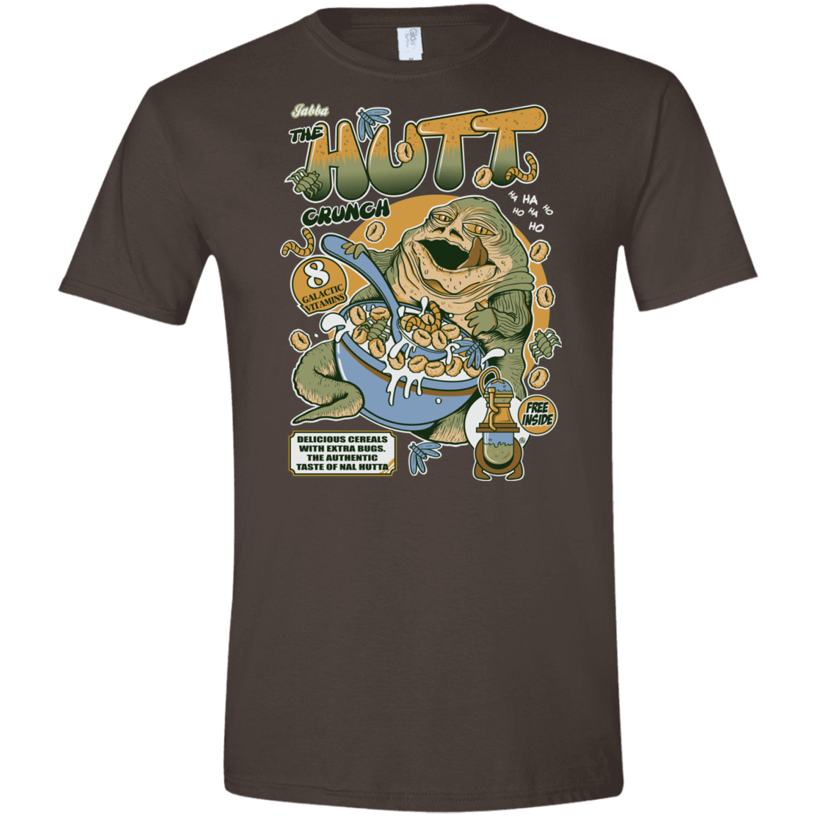 T-Shirts Dark Chocolate / S The Hutt Crunch Men's Semi-Fitted Softstyle