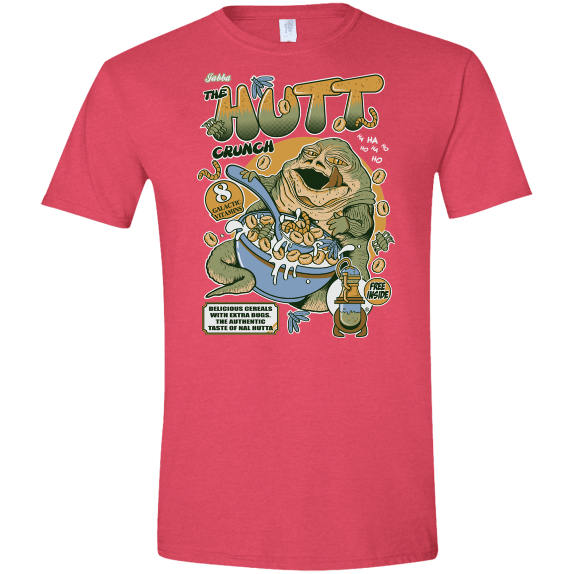 T-Shirts Heather Red / S The Hutt Crunch Men's Semi-Fitted Softstyle