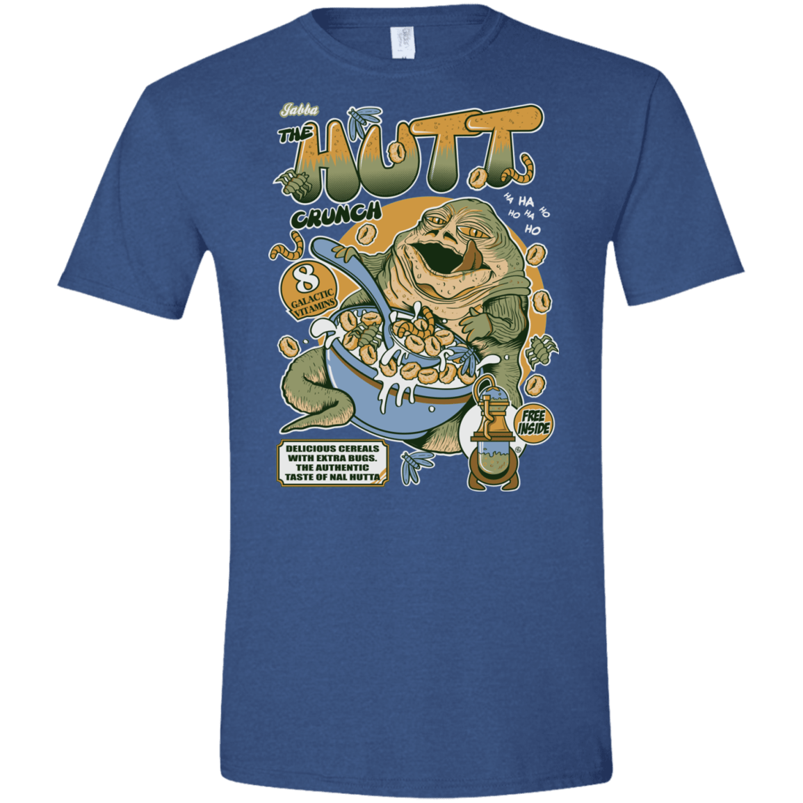 T-Shirts Heather Royal / X-Small The Hutt Crunch Men's Semi-Fitted Softstyle