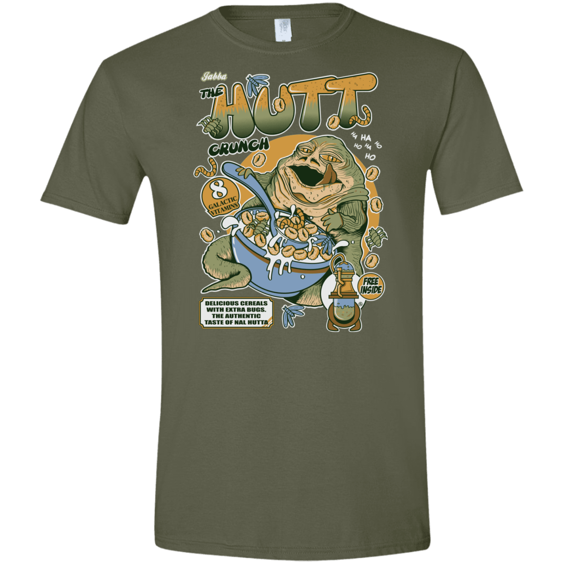 T-Shirts Military Green / S The Hutt Crunch Men's Semi-Fitted Softstyle