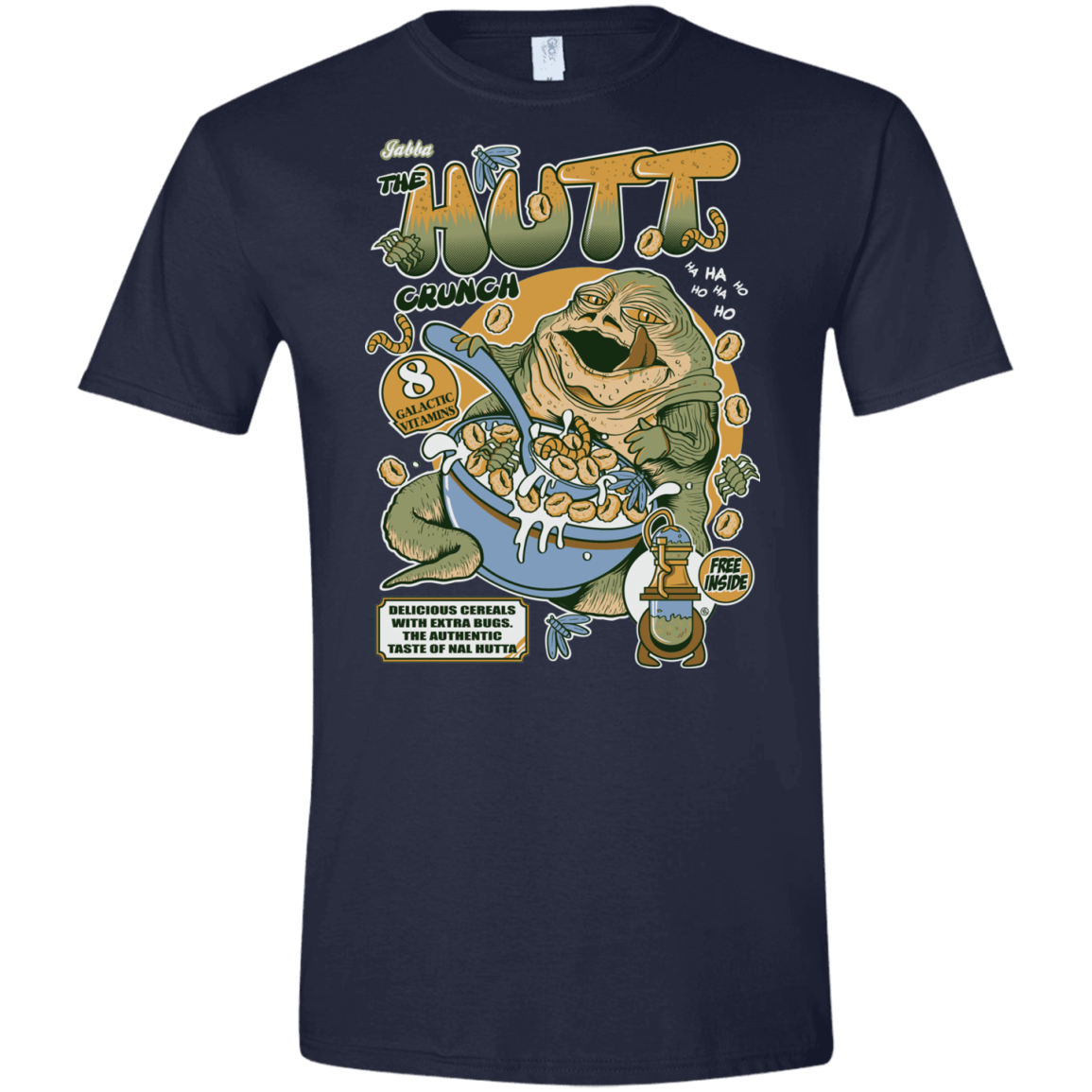 T-Shirts Navy / X-Small The Hutt Crunch Men's Semi-Fitted Softstyle