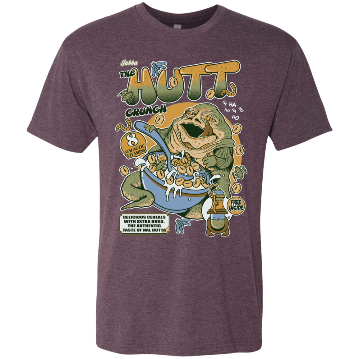 T-Shirts Vintage Purple / S The Hutt Crunch Men's Triblend T-Shirt