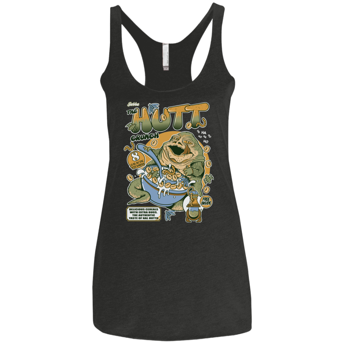 T-Shirts Vintage Black / X-Small The Hutt Crunch Women's Triblend Racerback Tank