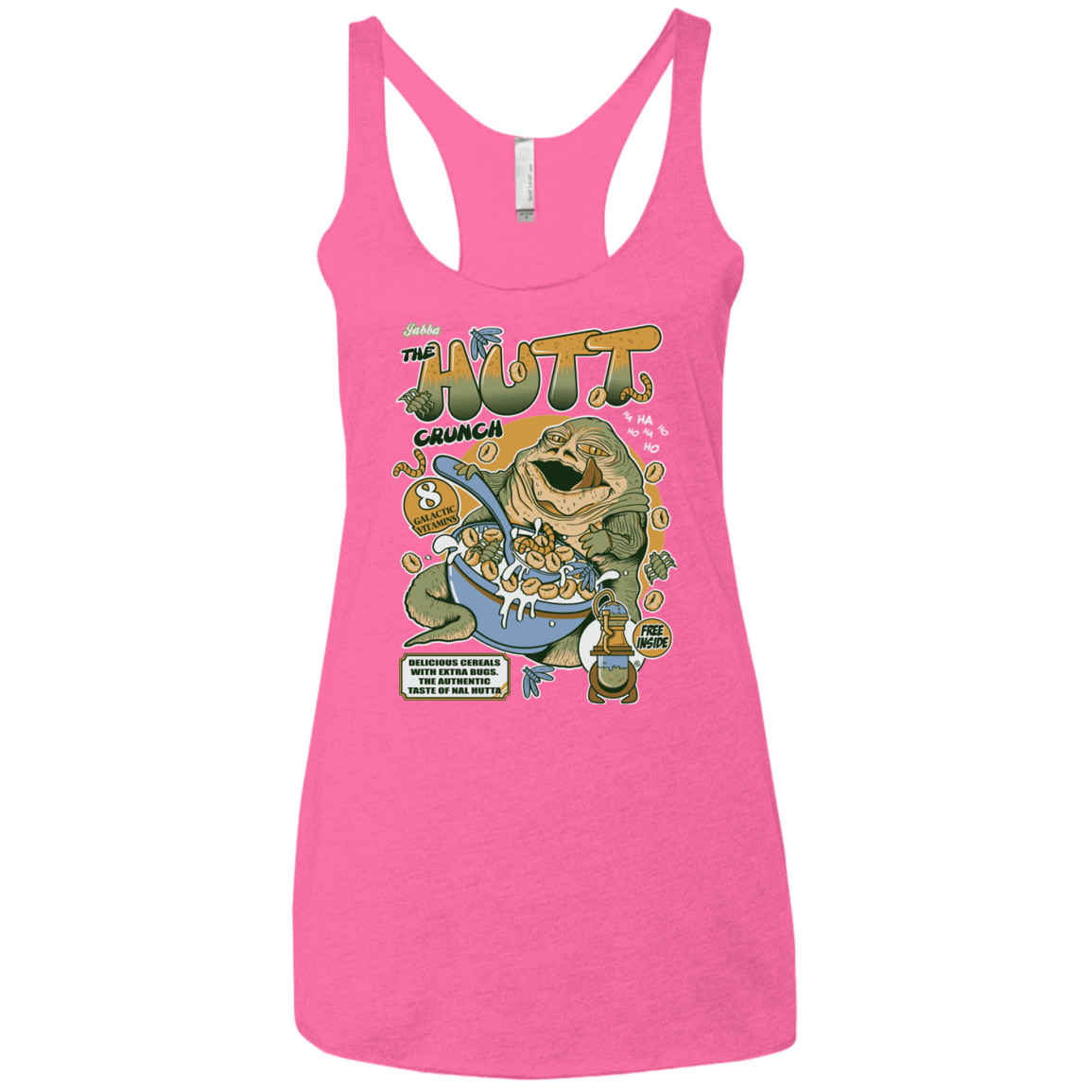 T-Shirts Vintage Pink / X-Small The Hutt Crunch Women's Triblend Racerback Tank