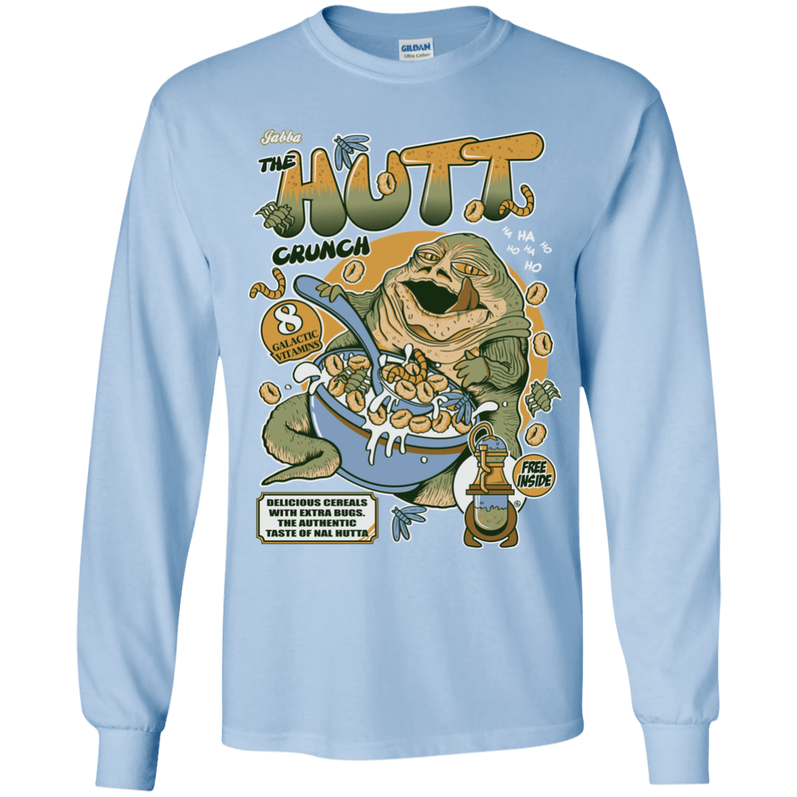 T-Shirts Light Blue / YS The Hutt Crunch Youth Long Sleeve T-Shirt