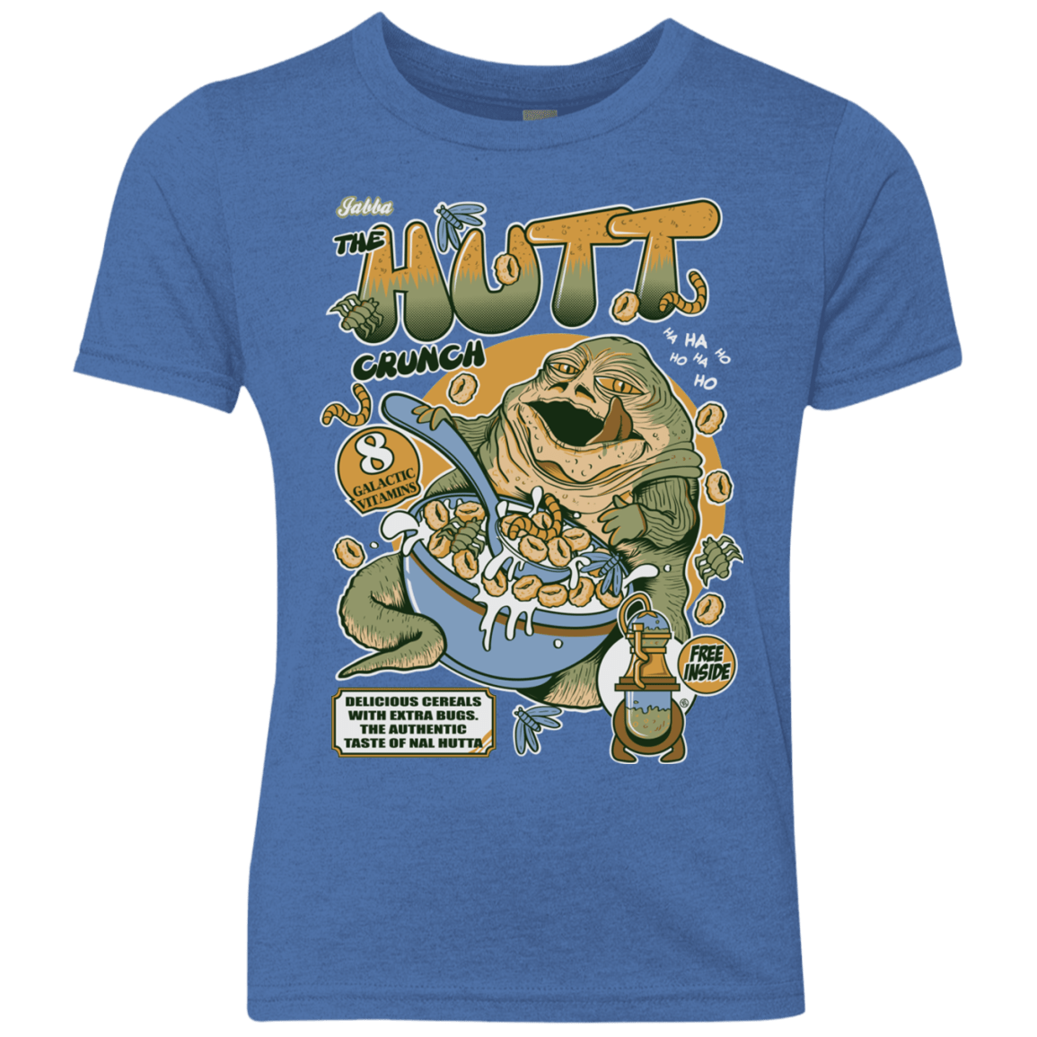 T-Shirts Vintage Royal / YXS The Hutt Crunch Youth Triblend T-Shirt