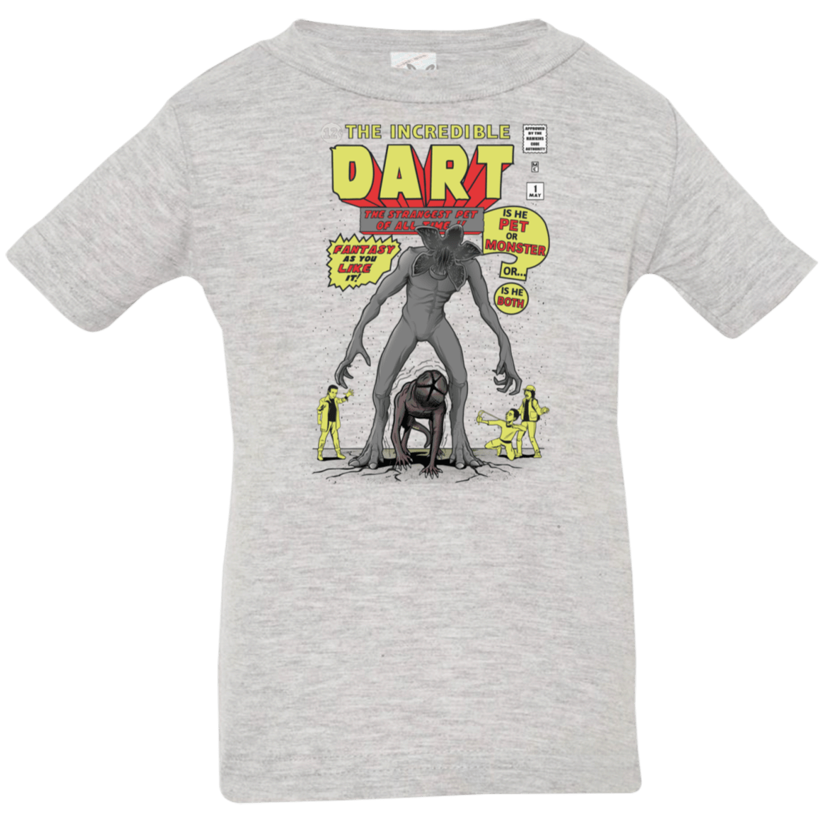 T-Shirts Heather Grey / 6 Months The Incredible Dart Infant Premium T-Shirt