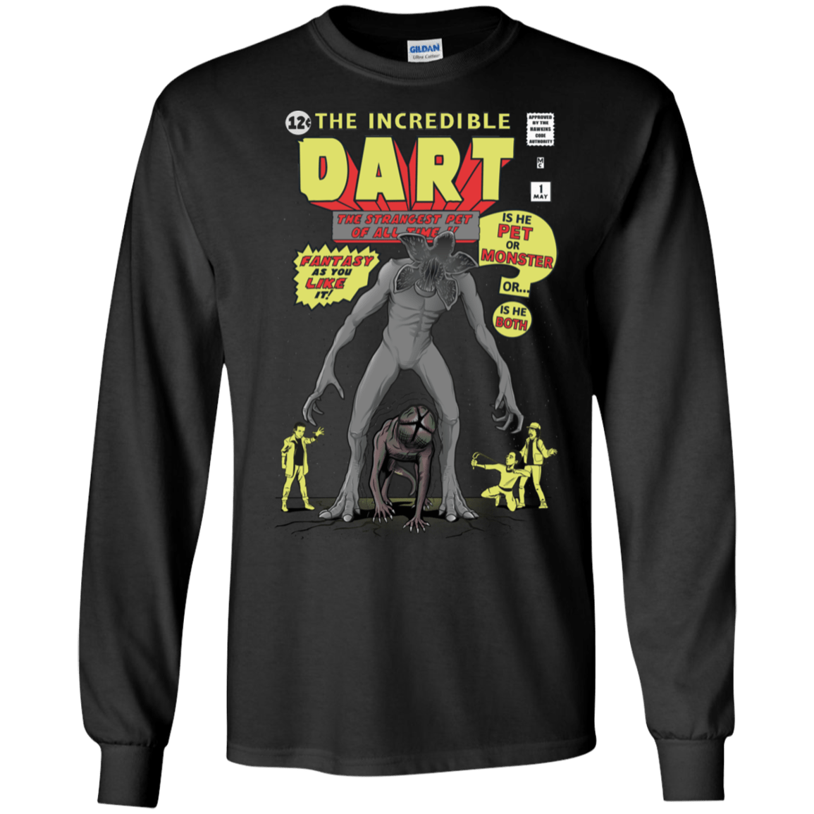 T-Shirts Black / S The Incredible Dart Men's Long Sleeve T-Shirt