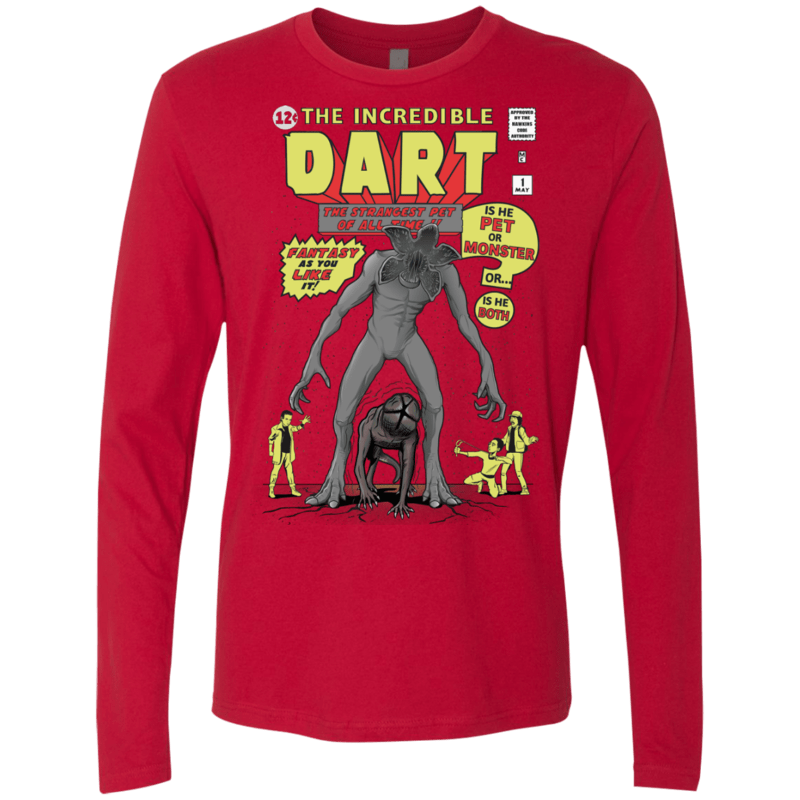 T-Shirts Red / S The Incredible Dart Men's Premium Long Sleeve