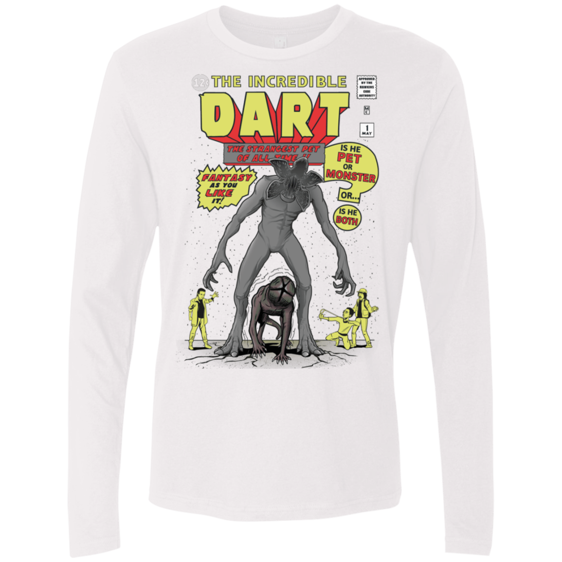 T-Shirts White / S The Incredible Dart Men's Premium Long Sleeve