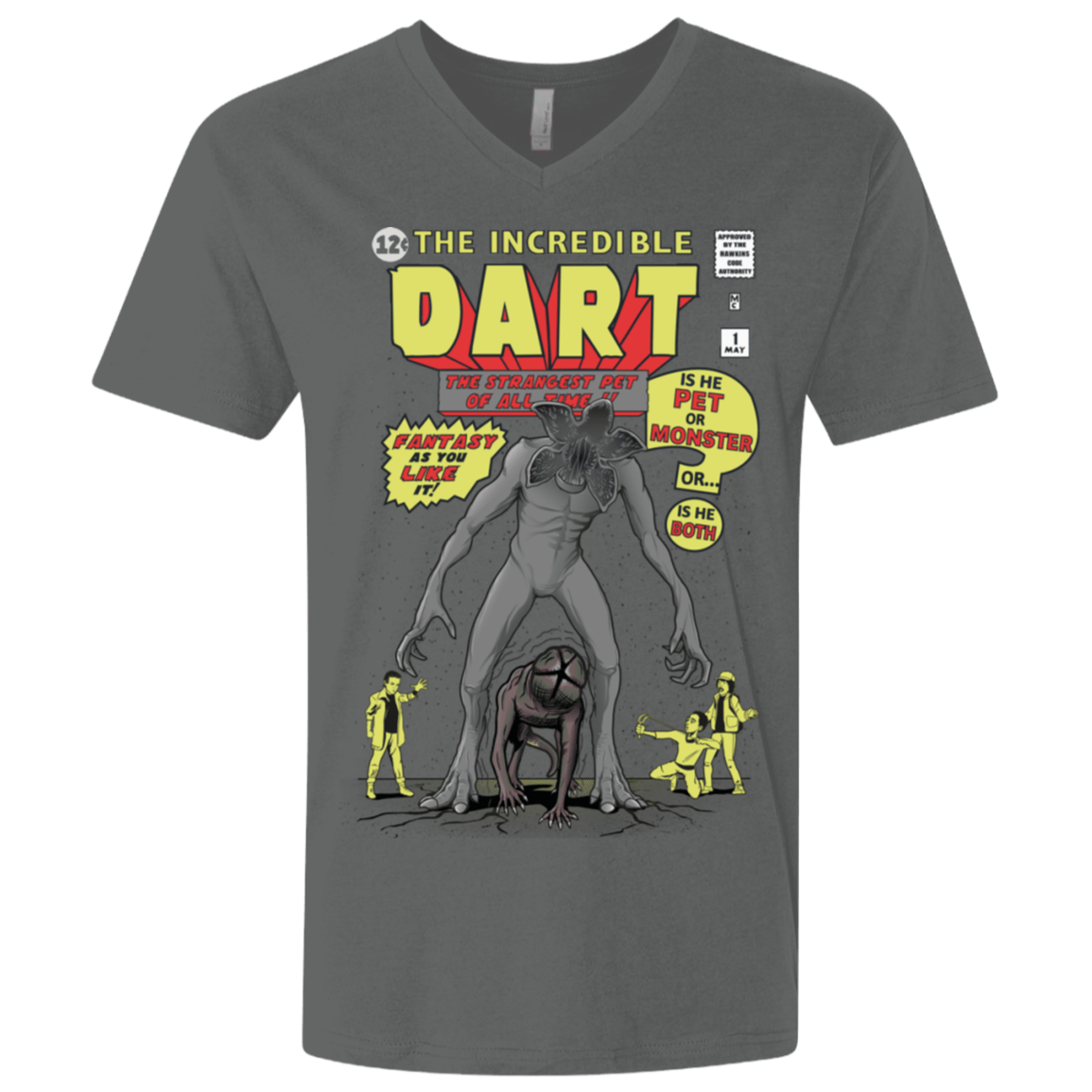 T-Shirts Heavy Metal / X-Small The Incredible Dart Men's Premium V-Neck