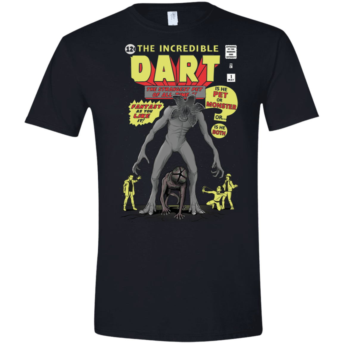 T-Shirts Black / X-Small The Incredible Dart Men's Semi-Fitted Softstyle