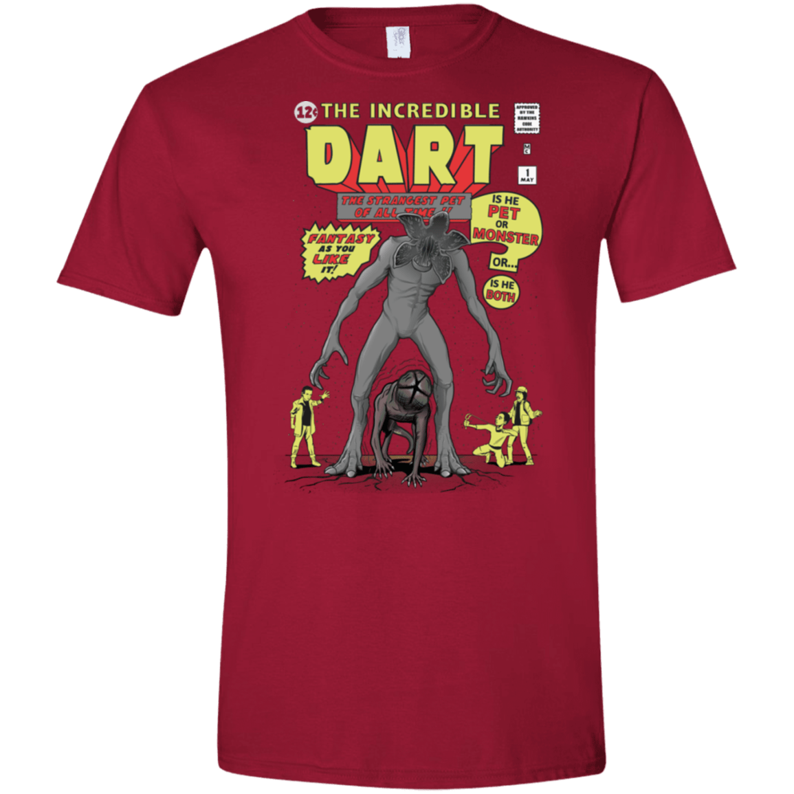 T-Shirts Cardinal Red / S The Incredible Dart Men's Semi-Fitted Softstyle