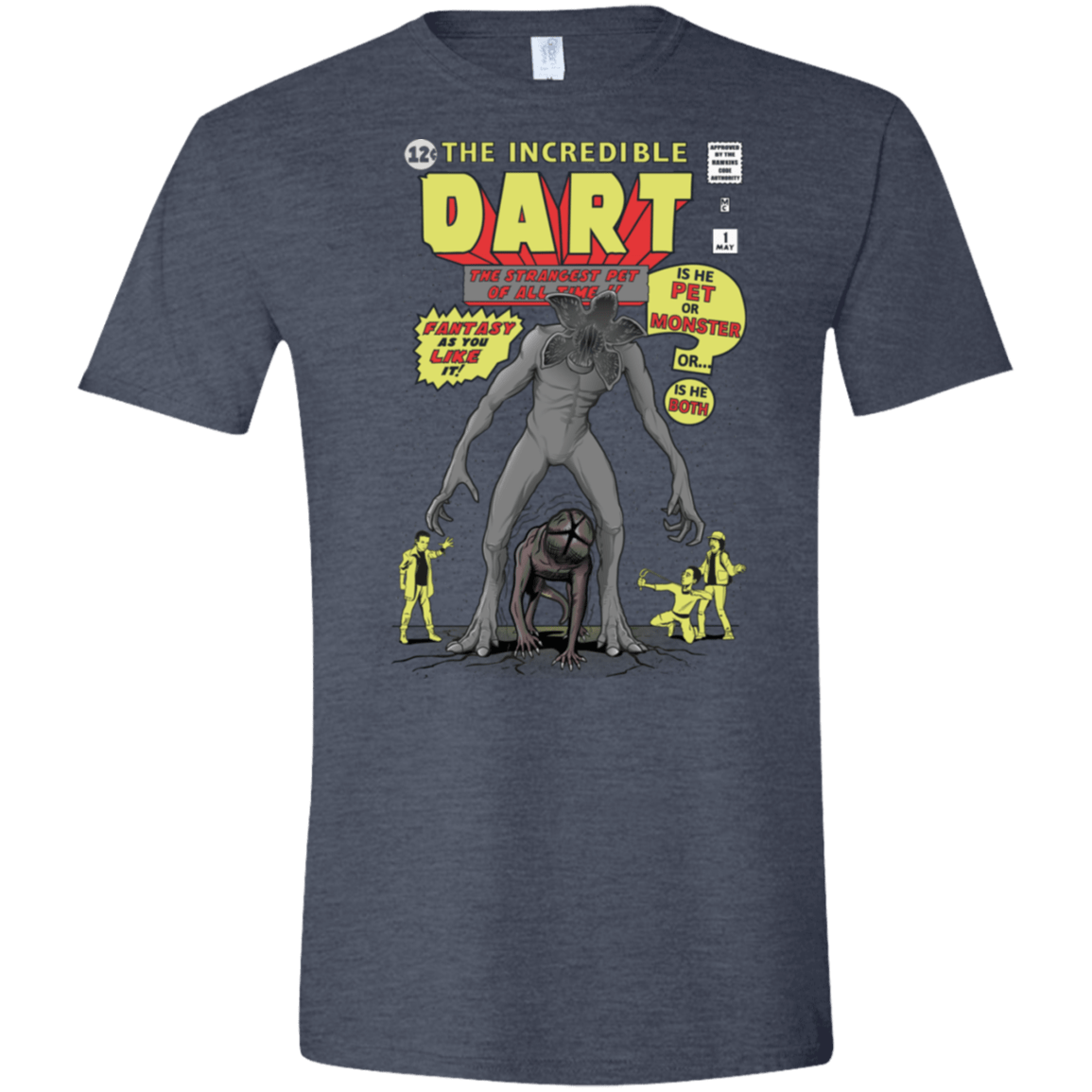 T-Shirts Heather Navy / S The Incredible Dart Men's Semi-Fitted Softstyle