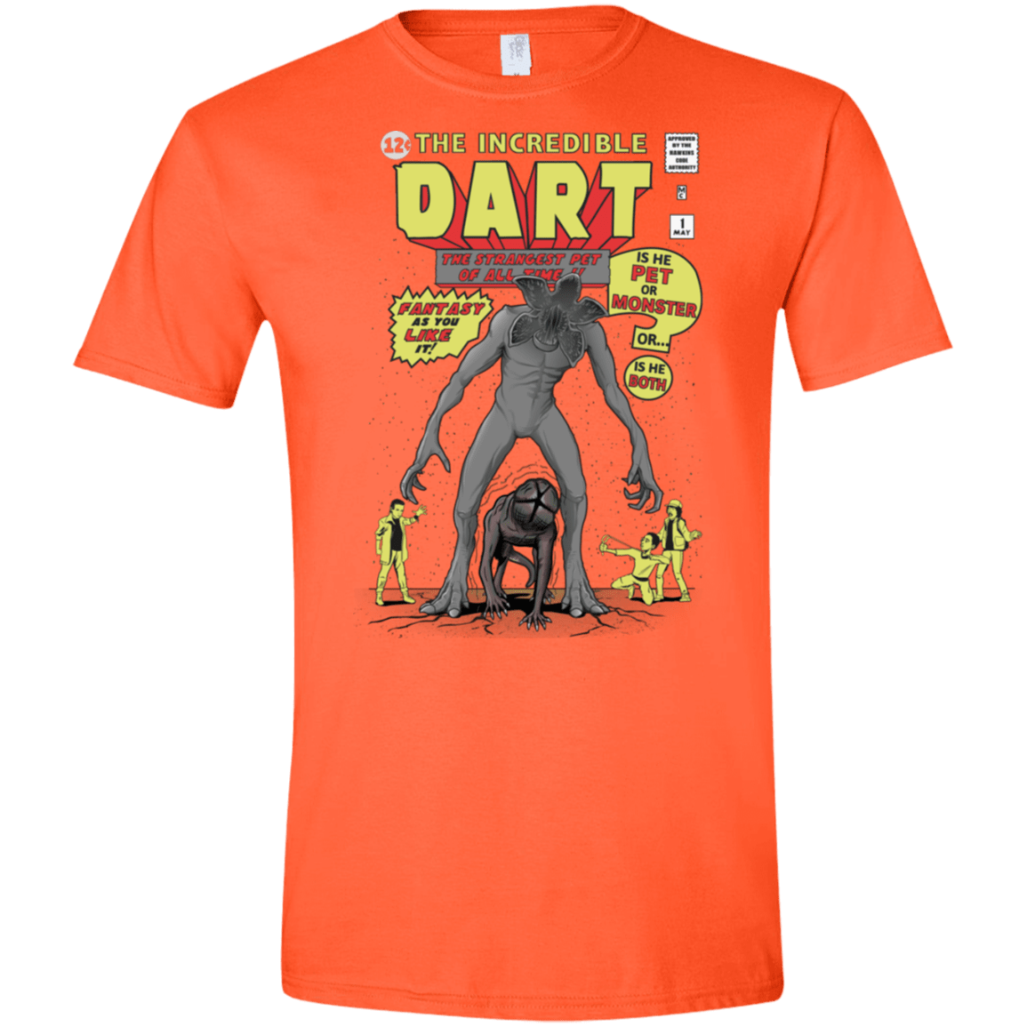 T-Shirts Orange / S The Incredible Dart Men's Semi-Fitted Softstyle