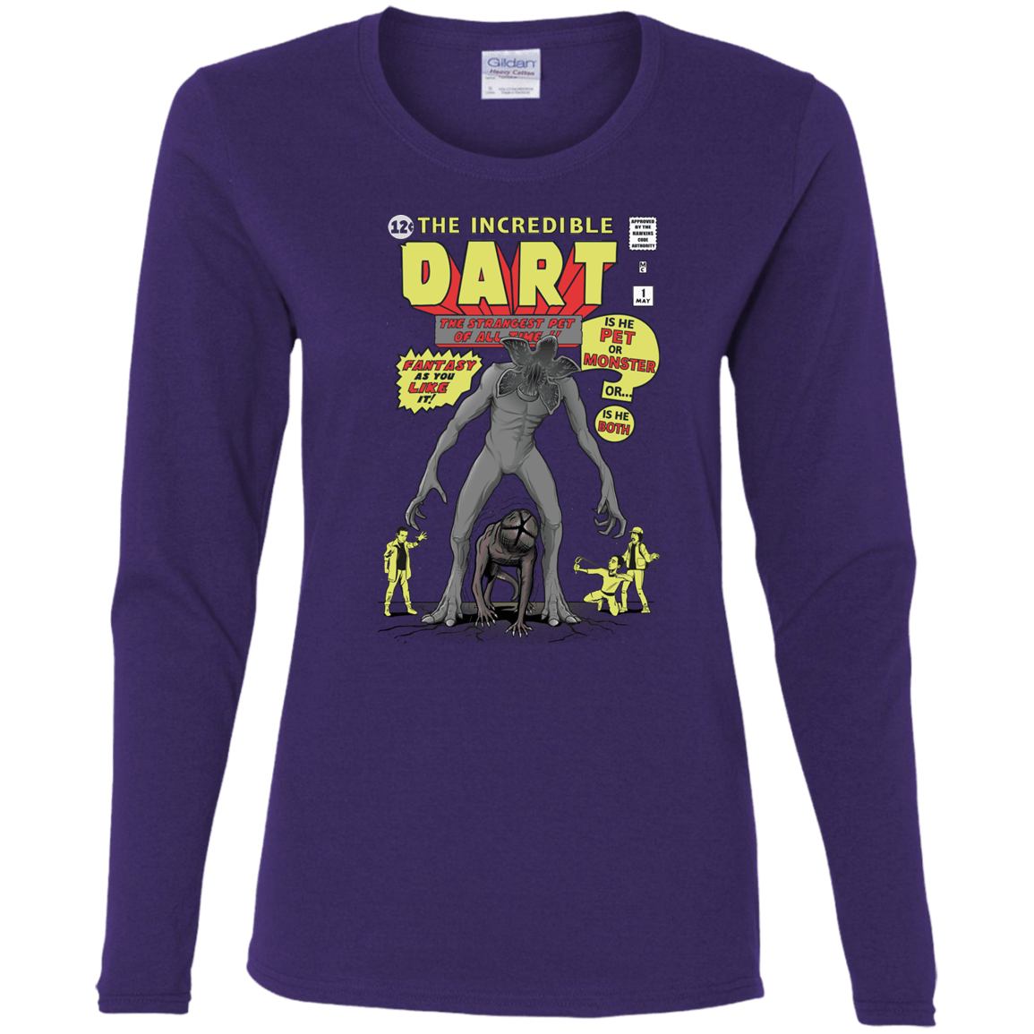 T-Shirts Purple / S The Incredible Dart Women's Long Sleeve T-Shirt
