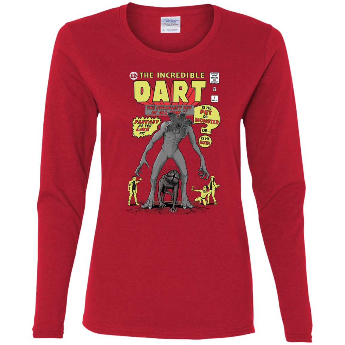 T-Shirts Red / S The Incredible Dart Women's Long Sleeve T-Shirt