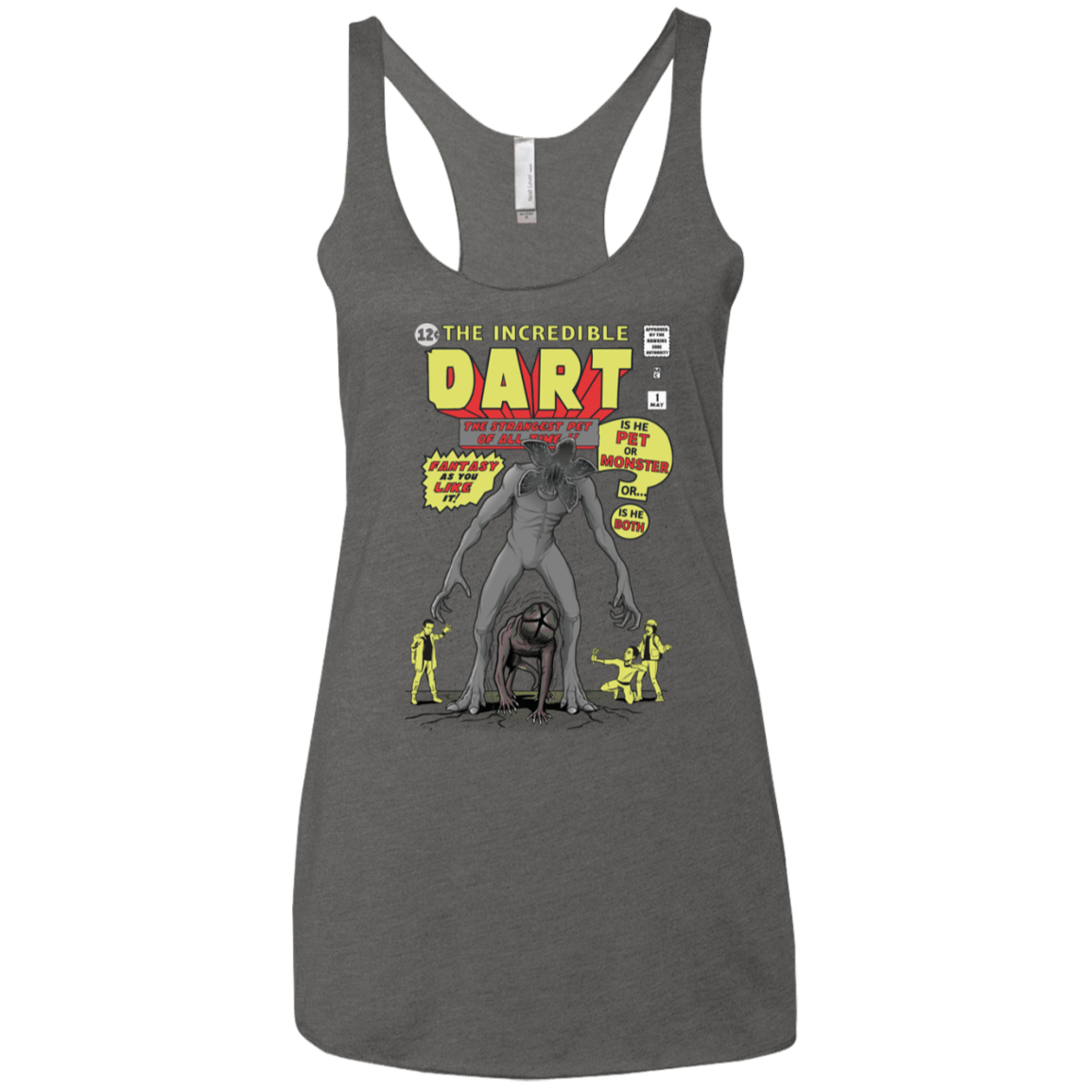 T-Shirts Premium Heather / X-Small The Incredible Dart Women's Triblend Racerback Tank