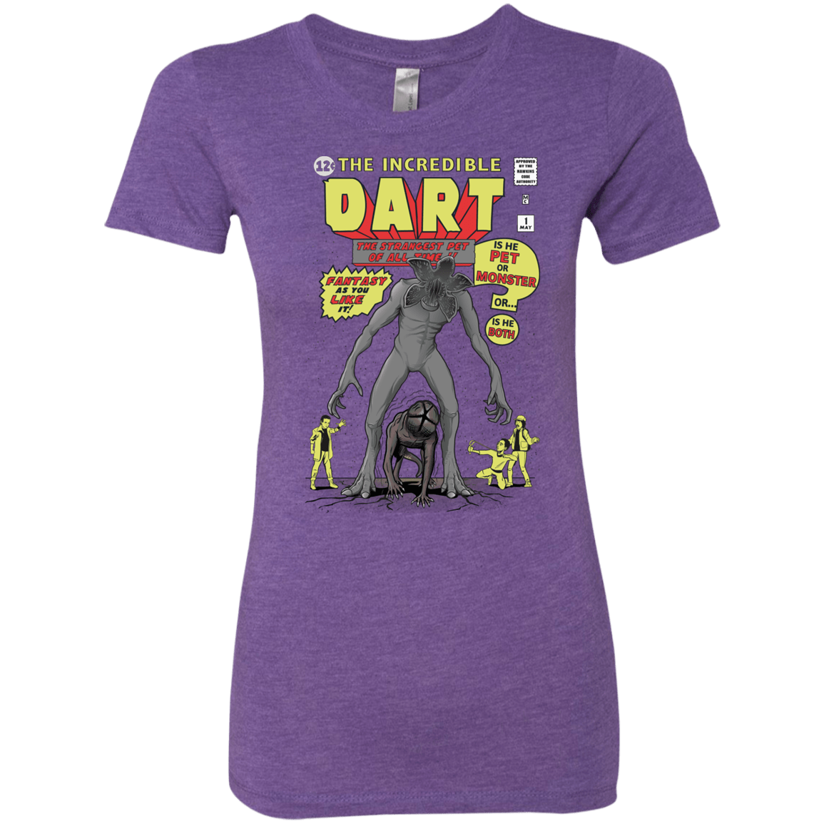 T-Shirts Purple Rush / S The Incredible Dart Women's Triblend T-Shirt
