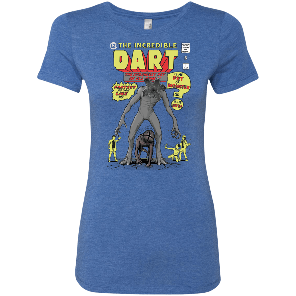 T-Shirts Vintage Royal / S The Incredible Dart Women's Triblend T-Shirt