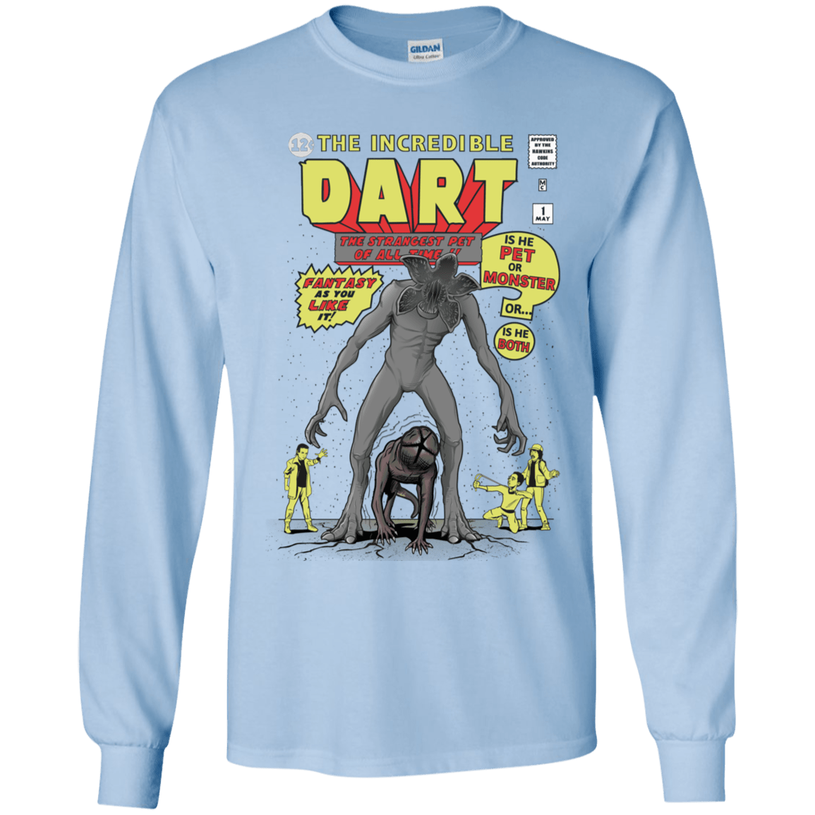 T-Shirts Light Blue / YS The Incredible Dart Youth Long Sleeve T-Shirt