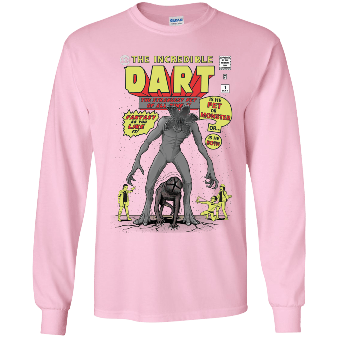 T-Shirts Light Pink / YS The Incredible Dart Youth Long Sleeve T-Shirt