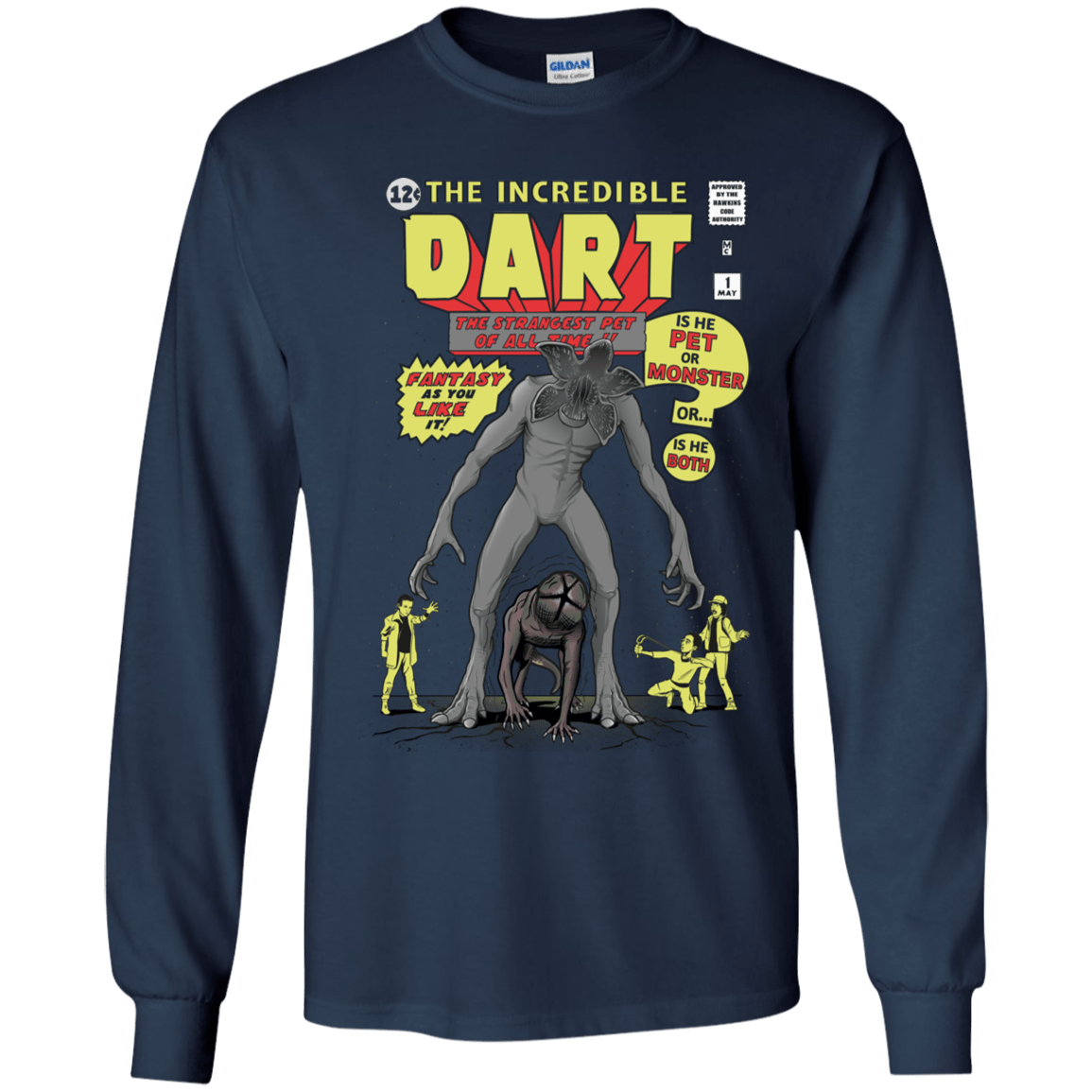 T-Shirts Navy / YS The Incredible Dart Youth Long Sleeve T-Shirt