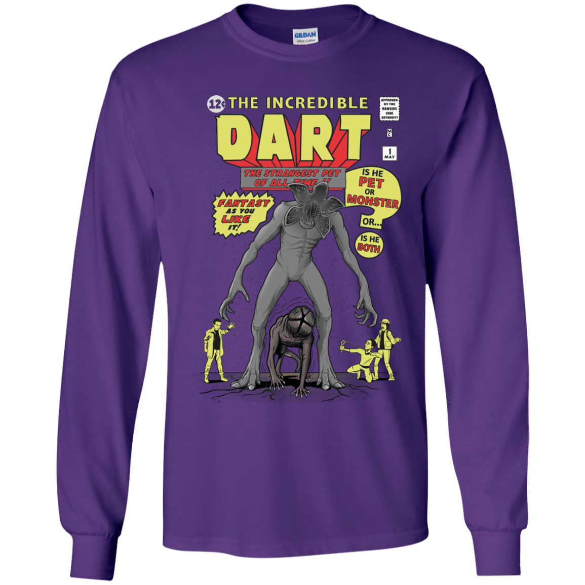 T-Shirts Purple / YS The Incredible Dart Youth Long Sleeve T-Shirt